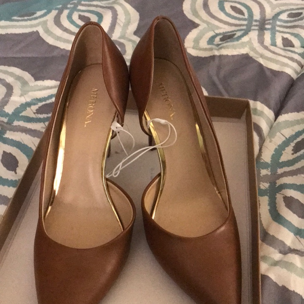 Brown heels